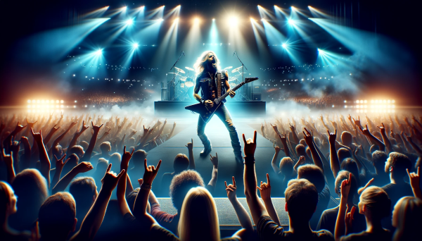 Electrifying Performance: Rock Star Shakes the City at Sold-Out Concert